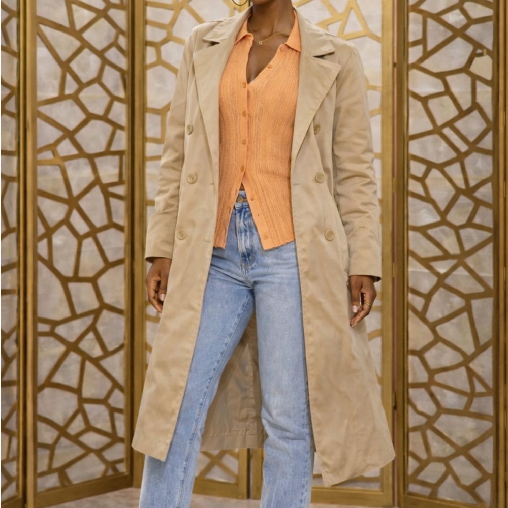 Classic Tan Trench Coat